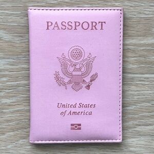 Pink Passport Holder